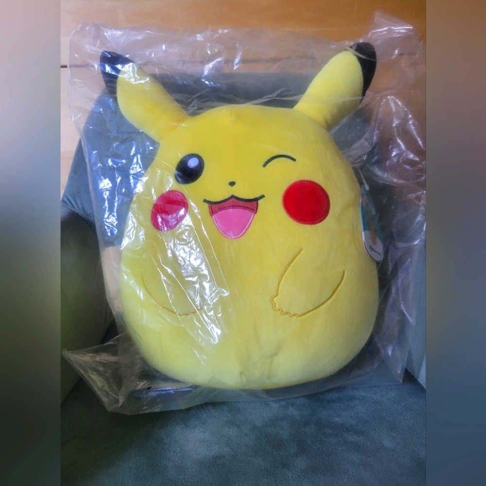 Winking Pikachu Squishmallow - 12 in.